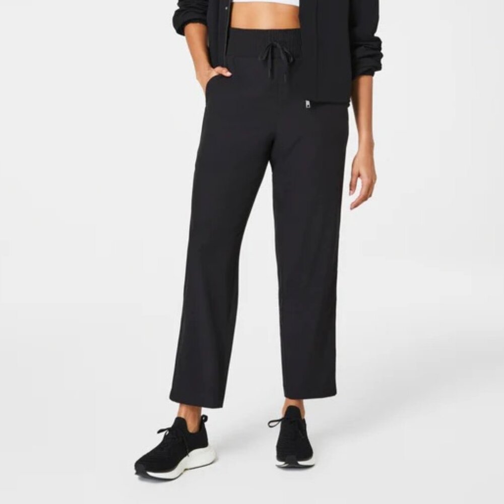 NWT SPANX On the Move Slim Pant | Black | Petite / XSP